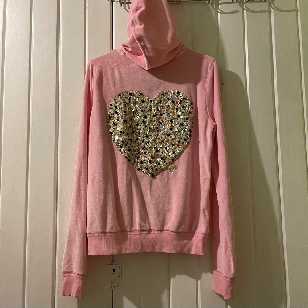 VS. PINK y2k bling hoodie-large EUC